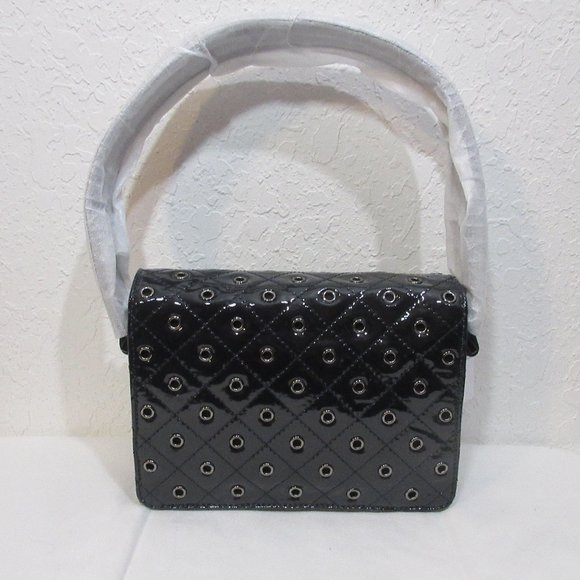 Vera Bradley Cole Mini Shoulder Bag Glossy NAVY MSRP $575 Limited Edition NWT! - Picture 4 of 15